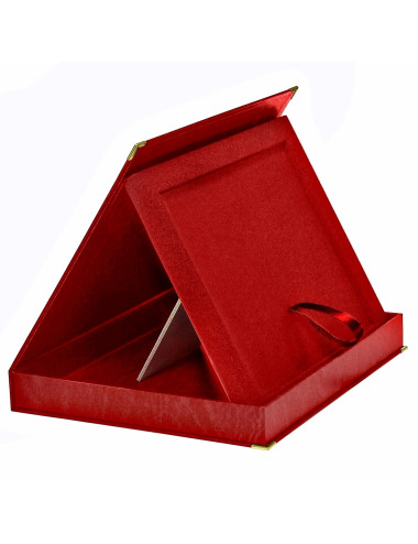 BTX 7x9-RED  - Etui czerwone do dyplomu, rozmiar 290x240x35mm / na deskę WPX153 - POZIOM ( insert 228mmx178mm )