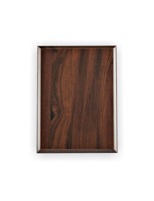 WPX152-NEW  - Podkład drewniany MDF rozmiar 201mmx151mm  - kolor brąz-cherry 6"x8" (insert 190x140mm)