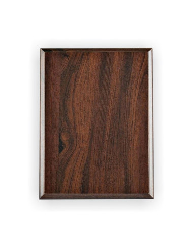 WPX153-NEW  - Podkład drewniany MDF rozmiar 228mmx178mm - kolor brąz-cherry 7"x9" (insert 215x166mm)
