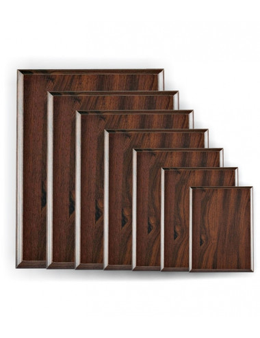 WPX155-DETAL  - Podkład drewniany MDF rozmiar 304mmx228mm - kolor brąz-cherry 9"x12" (insert 291x215mm)