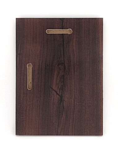 WPX155-DETAL  - Podkład drewniany MDF rozmiar 304mmx228mm - kolor brąz-cherry 9"x12" (insert 291x215mm)