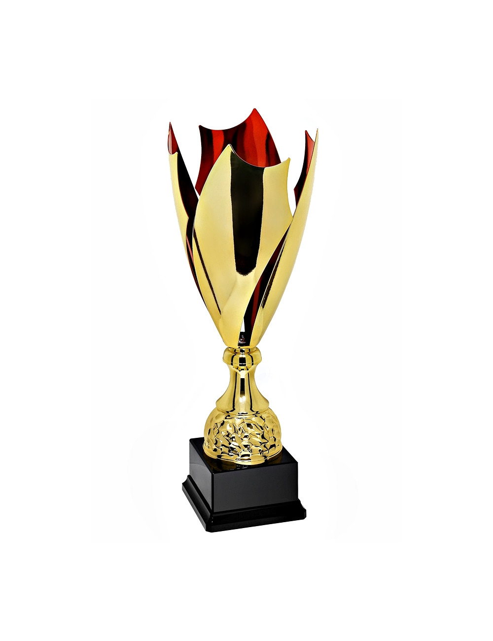 X1005C  Puchar metalowy LASERCUP - kolor złoto-czerwony H-470mm  R-190mm (tab. 85x42 mm - GBX10) • X1005-seria