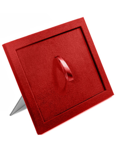 BTX 8x10-RED  - Etui czerwone do dyplomu, rozmiar 310x260x35mm / na deskę WPX154 - POZIOM ( insert 254mmx204mm )
