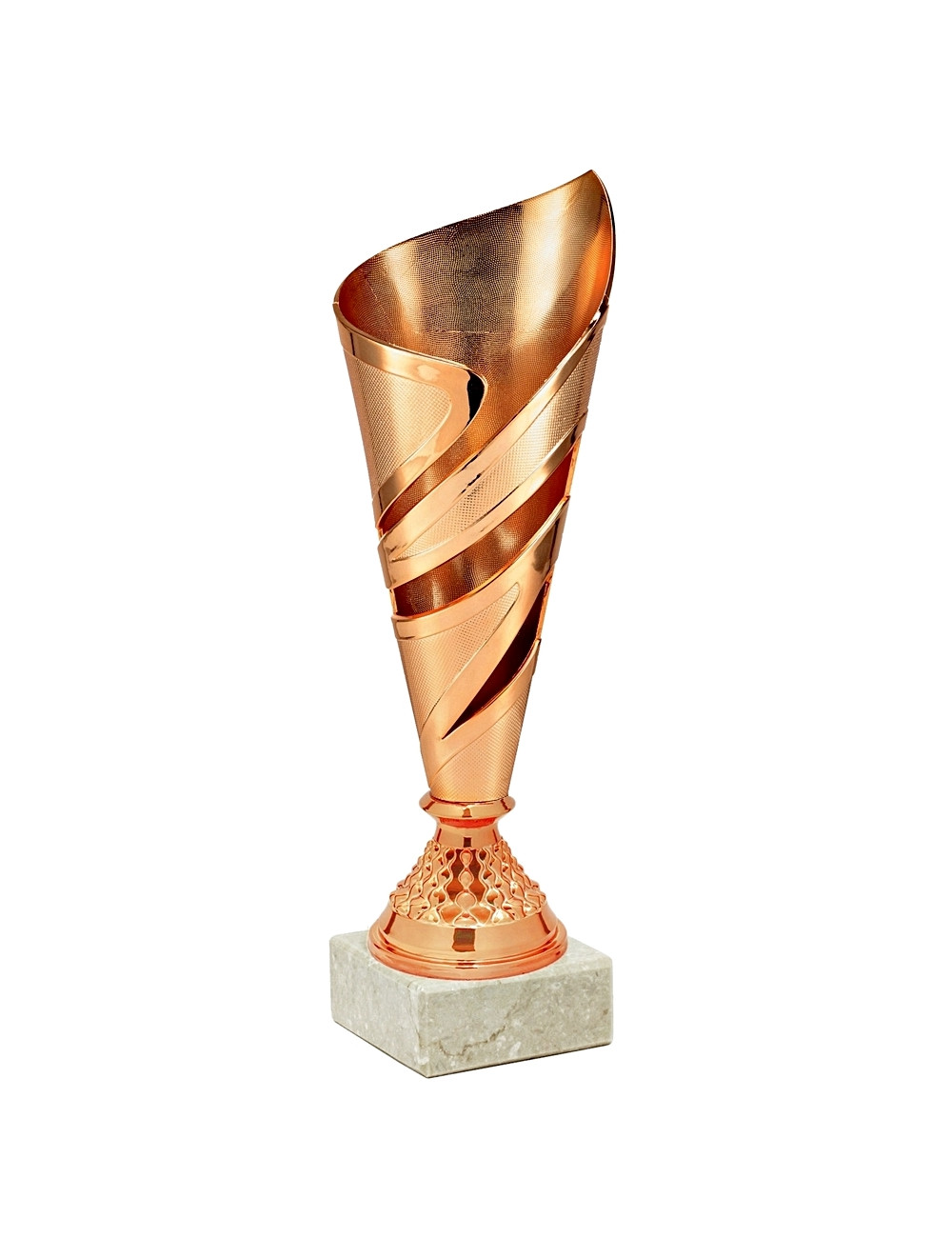 X150C Puchar plastikowy - kolor brązowy, H-330 mm W-90 mm (tab. 70x25 / MX422 ) 