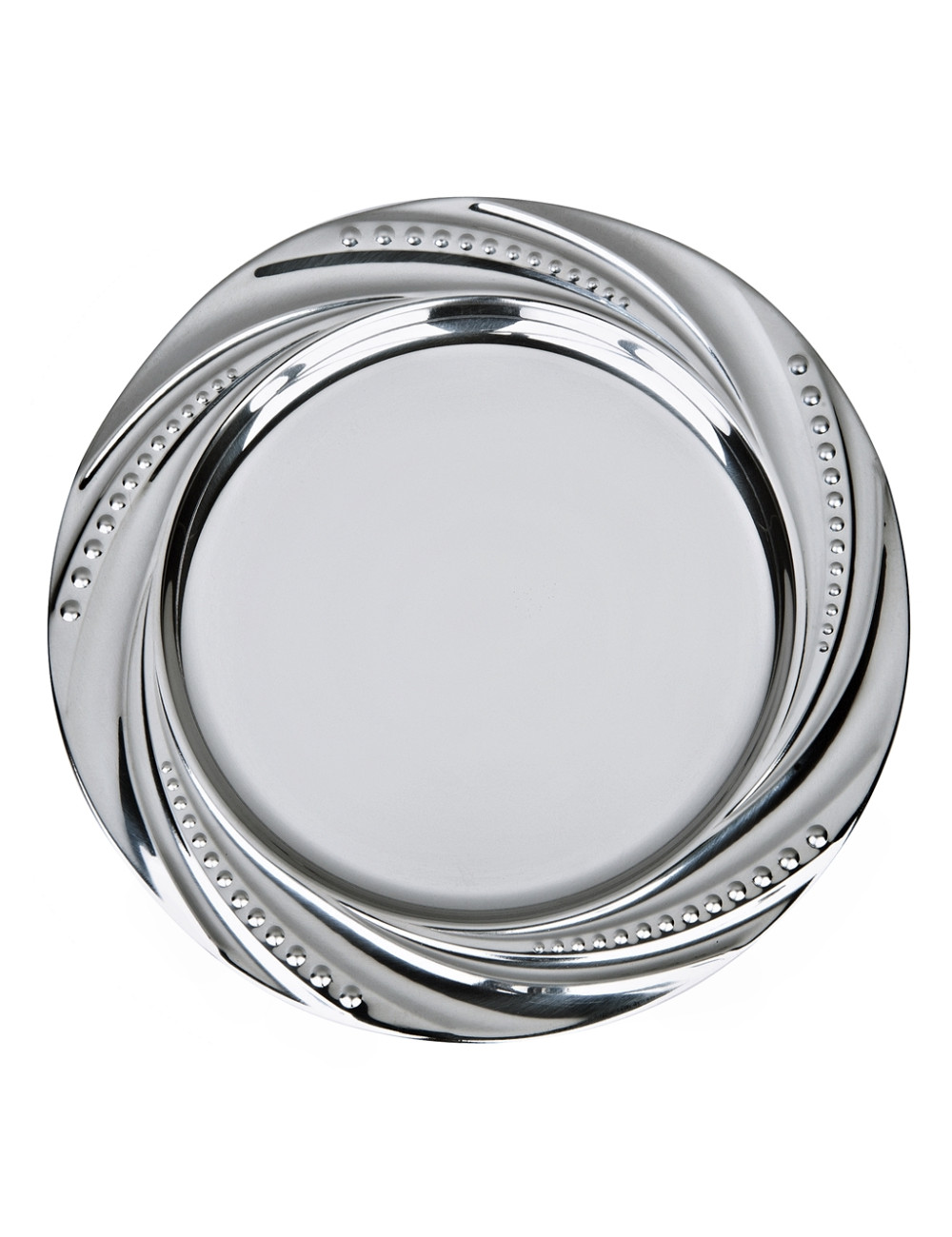 DPX-215-S Patera stalowa, kolor srebrny, średnica R-350mm (insert R-225mm)