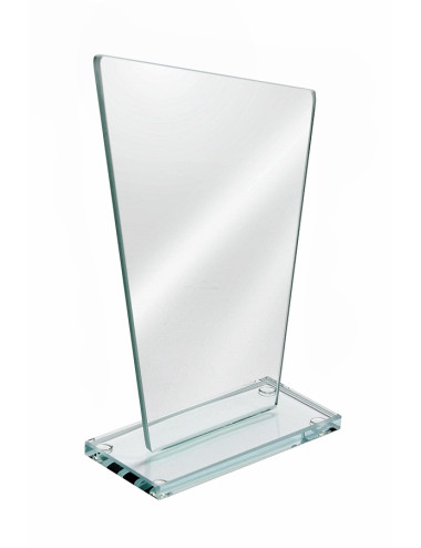 XM3   - Trofeum szklane - grubość szkła 4mm, wysokość H-190mm