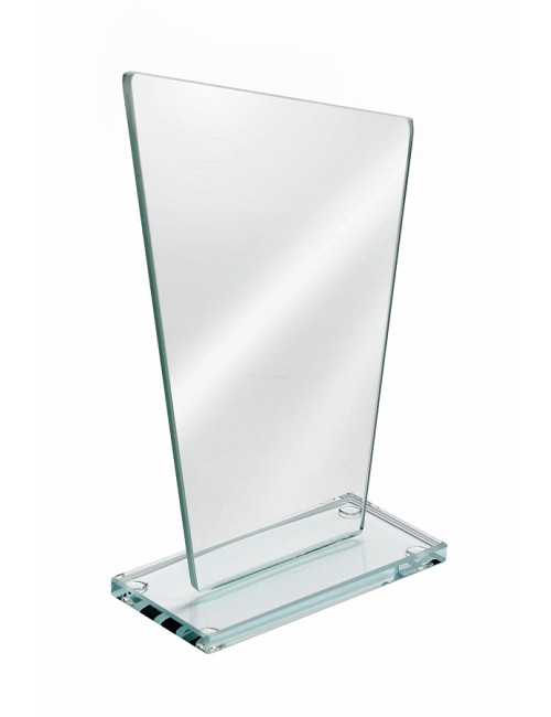 XM3   - Trofeum szklane - grubość szkła 4mm, wysokość H-190mm