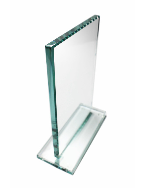 XME005-C  Trofeum szklane - prostokąt, rozmiar H-160x100mm, grubość 10mm, (W5110)