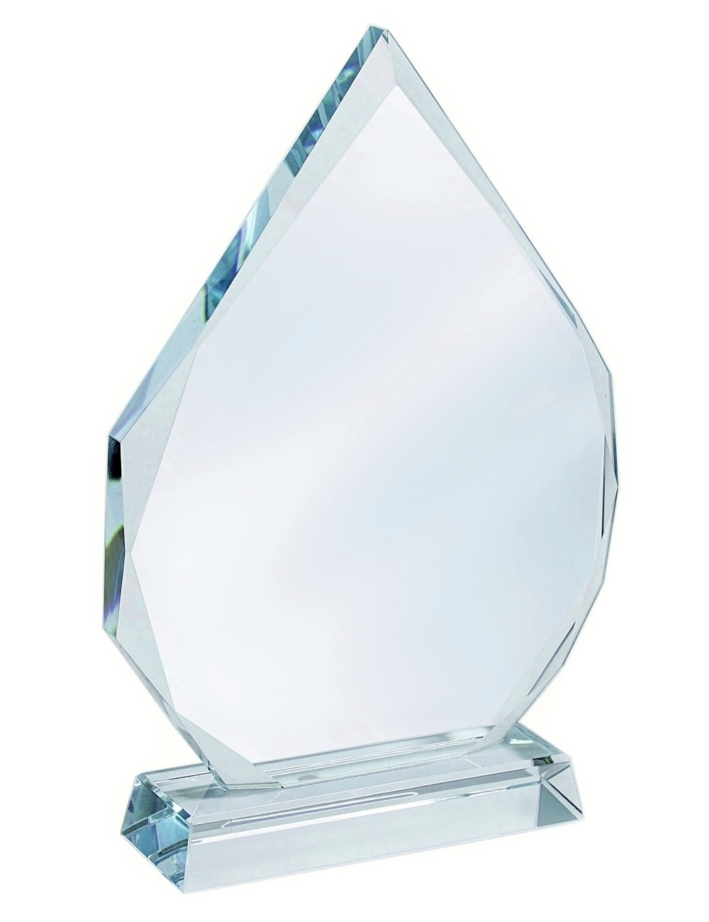 XME1024 Trofeum szklane CLEAR, wysokość H-220mm W-145mm, grubość szkła 15mm + etui typu GIFTBOX gratis