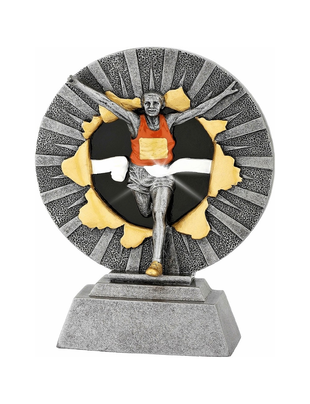 FGX1172  Statuetka odlewana seria X-ploid - biegi  R-155mm, H-200mm
