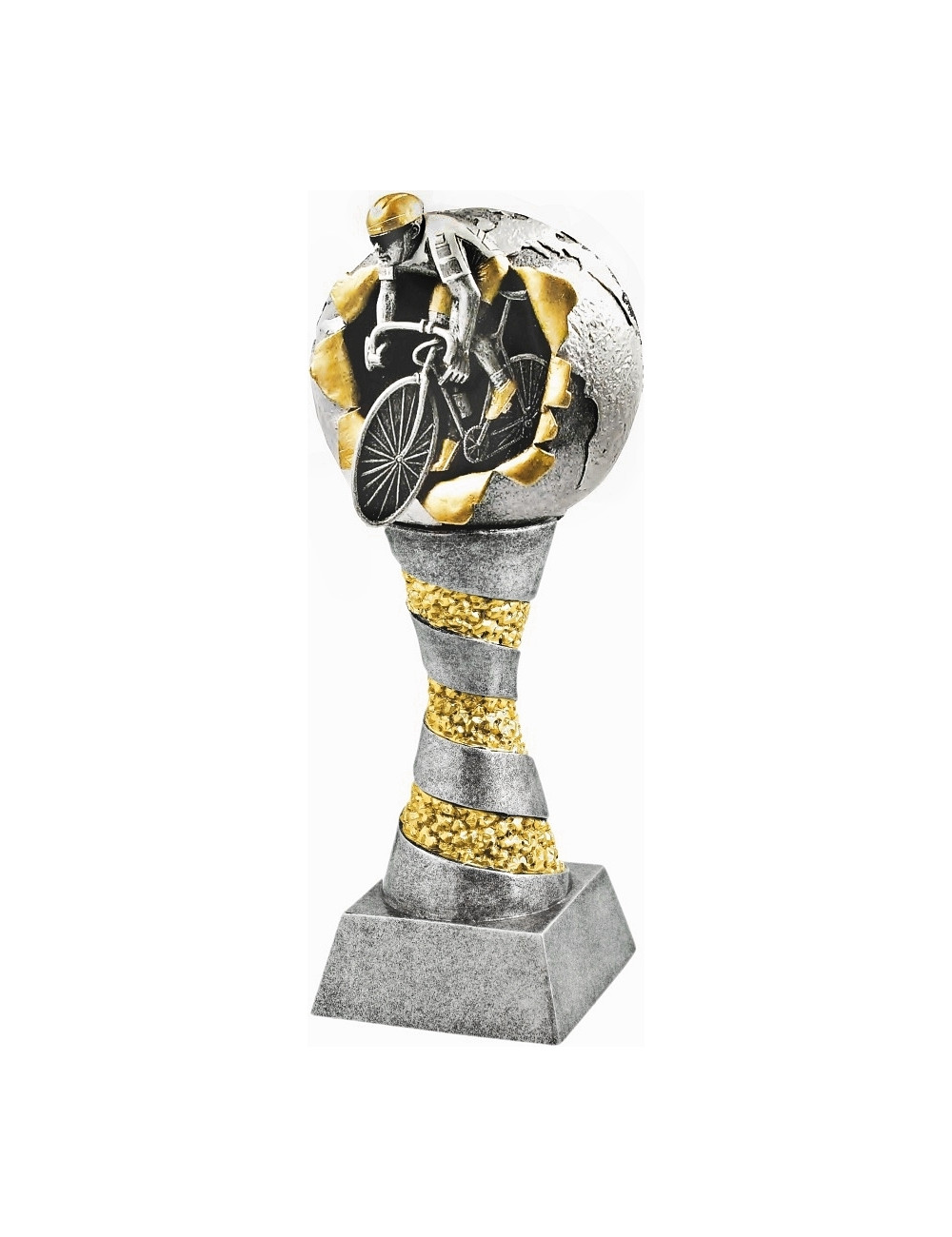 FGX281-S  Statuetka odlewana seria X-plode - kolarstwo  W-80mm, H-215mm