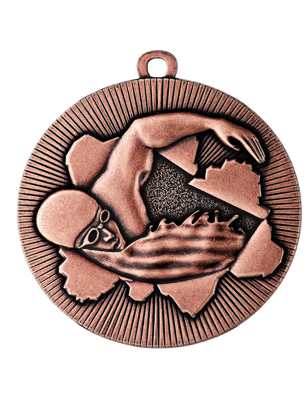 MDX503/B  - Medal pływanie serii X-ploid, kolor brązowy, średnica 50mm