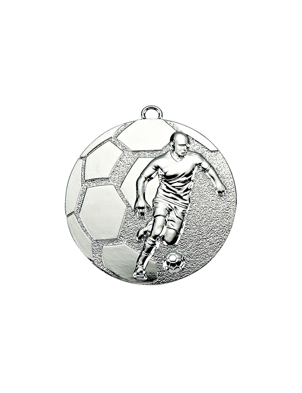 MDX61-B  Medal piłka nożna kolor brązowy 50mm