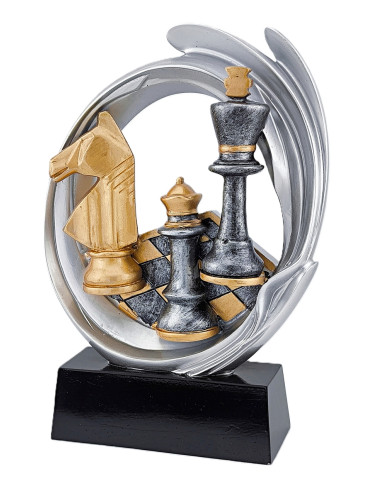 DRX016-BOX (12szt)  Statuetka SZACHY - seria WOW !, odlew 3D, wysokość H-170mm, W-120mm - CHESS