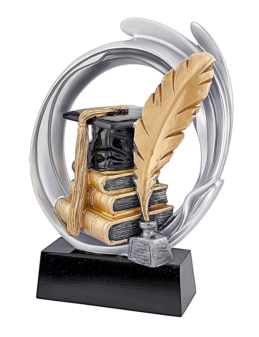 DRX018-BOX (12szt)  Statuetka SZKOŁA, NAUKA, ABSOLWENT - seria WOW !, odlew 3D, wysokość H-170mm, W-120mm - SCHOOL - GRADUATE