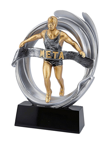DRX010  Statuetka BIEGI - seria WOW !, odlew 3D, wysokość H-170mm, W-120mm - RUNNER