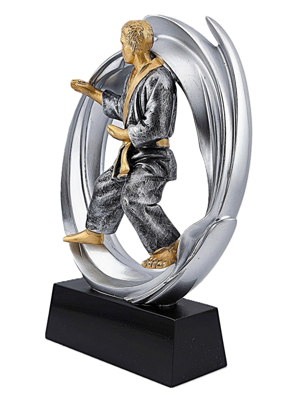 DRX014  Statuetka KARATE - seria WOW !, odlew 3D, wysokość H-170mm, W-120mm - KARATE