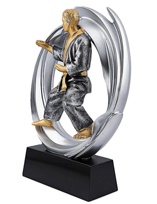 DRX014  Statuetka KARATE - seria WOW !, odlew 3D, wysokość H-170mm, W-120mm - KARATE
