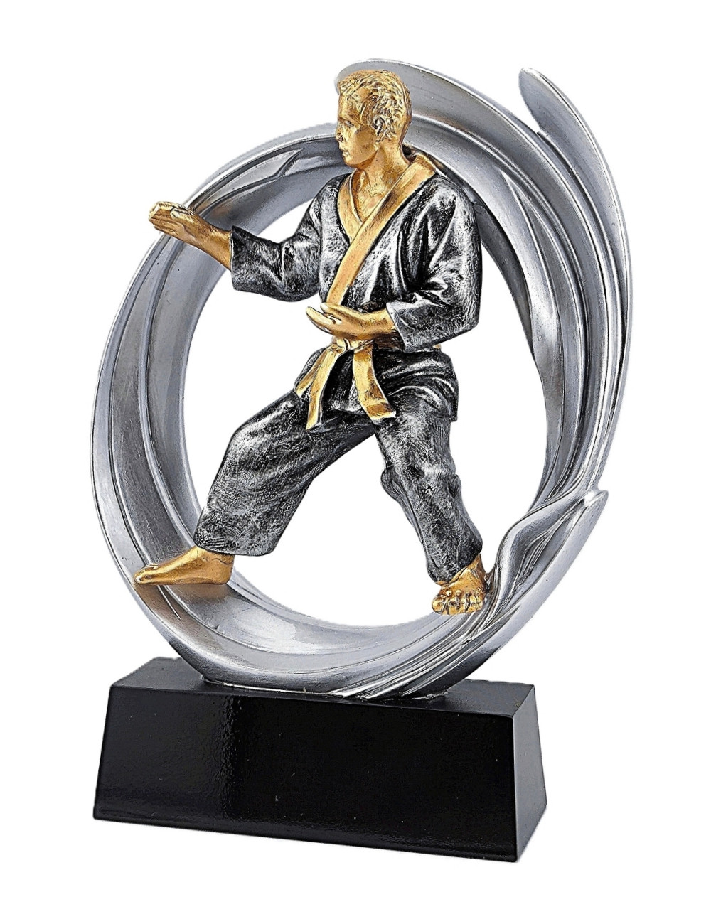 DRX014  Statuetka KARATE - seria WOW !, odlew 3D, wysokość H-170mm, W-120mm - KARATE