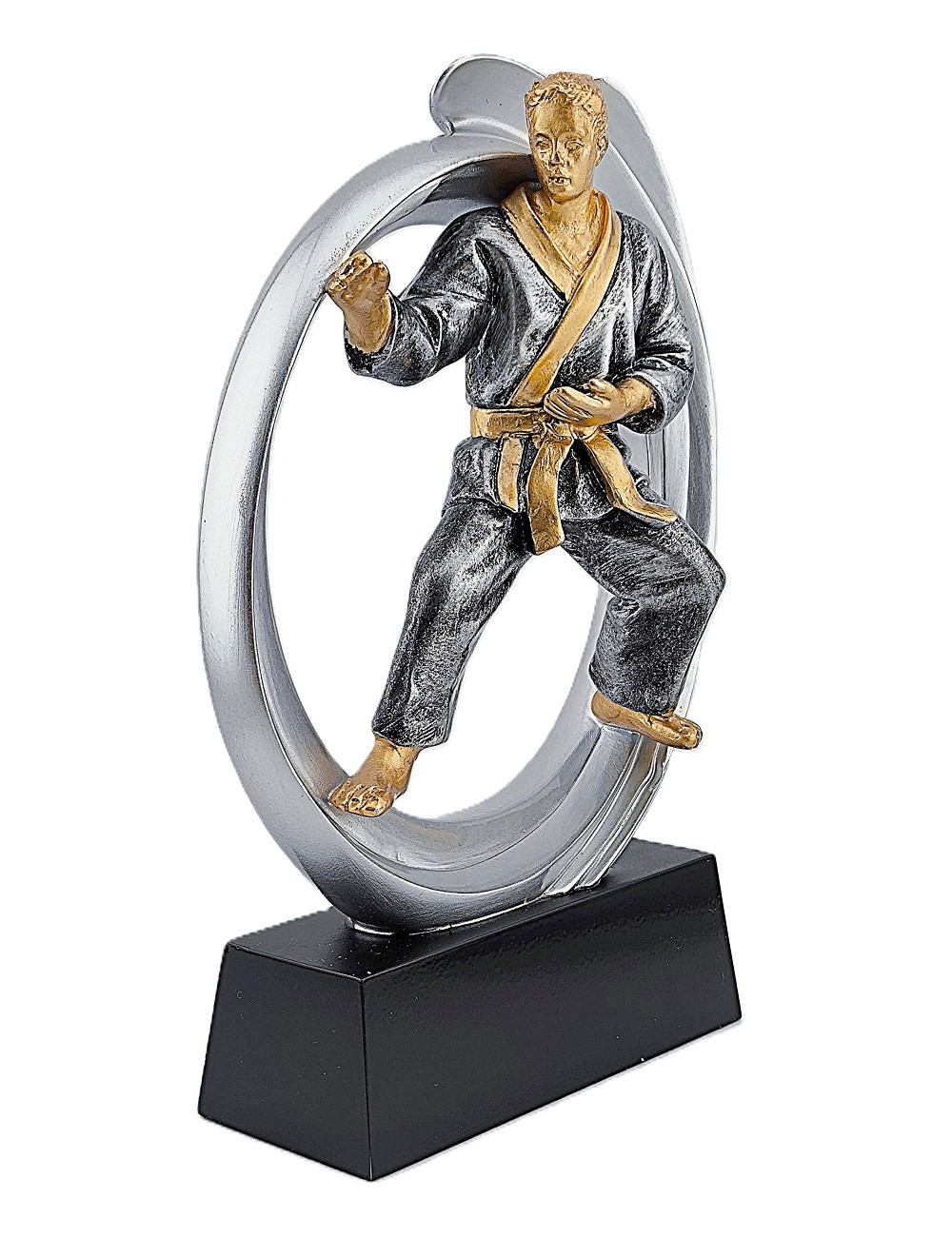DRX014  Statuetka KARATE - seria WOW !, odlew 3D, wysokość H-170mm, W-120mm - KARATE