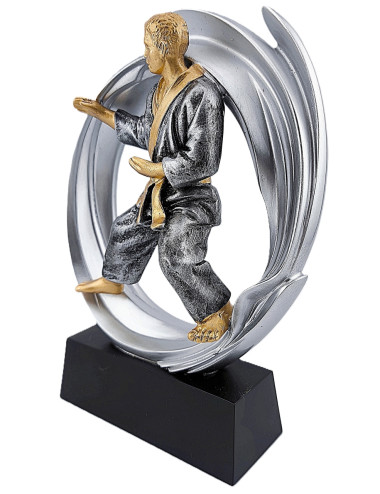 DRX014  Statuetka KARATE - seria WOW !, odlew 3D, wysokość H-170mm, W-120mm - KARATE