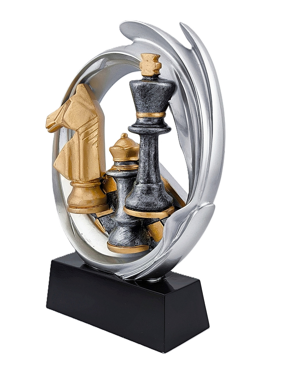 DRX016  Statuetka SZACHY - seria WOW !, odlew 3D, wysokość H-170mm, W-120mm - CHESS