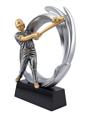 DRX017  Statuetka BASSEBAL / SOFTBALL - seria WOW !, odlew 3D, wysokość H-170mm, W-120mm - BASSEBAL / SOFTBALL 