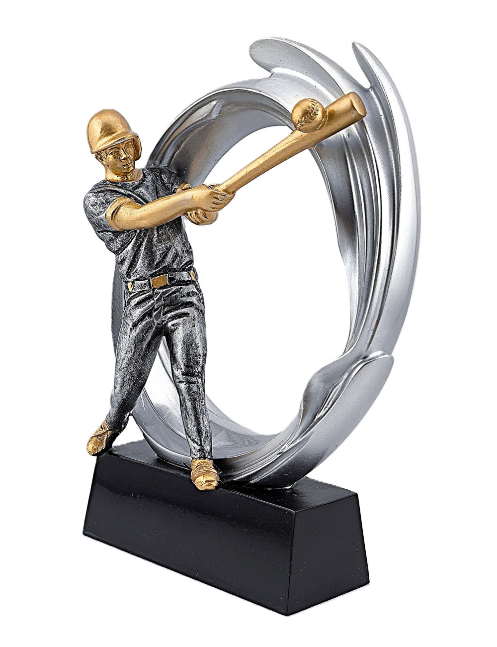 DRX017  Statuetka BASSEBAL / SOFTBALL - seria WOW !, odlew 3D, wysokość H-170mm, W-120mm - BASSEBAL / SOFTBALL 