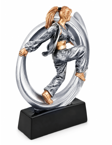 DRX024  Statuetka TANIEC - seria WOW !, odlew 3D, wysokość H-170mm, W-120mm -DANCER
