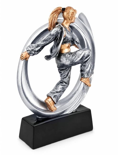 DRX024  Statuetka TANIEC - seria WOW !, odlew 3D, wysokość H-170mm, W-120mm -DANCER