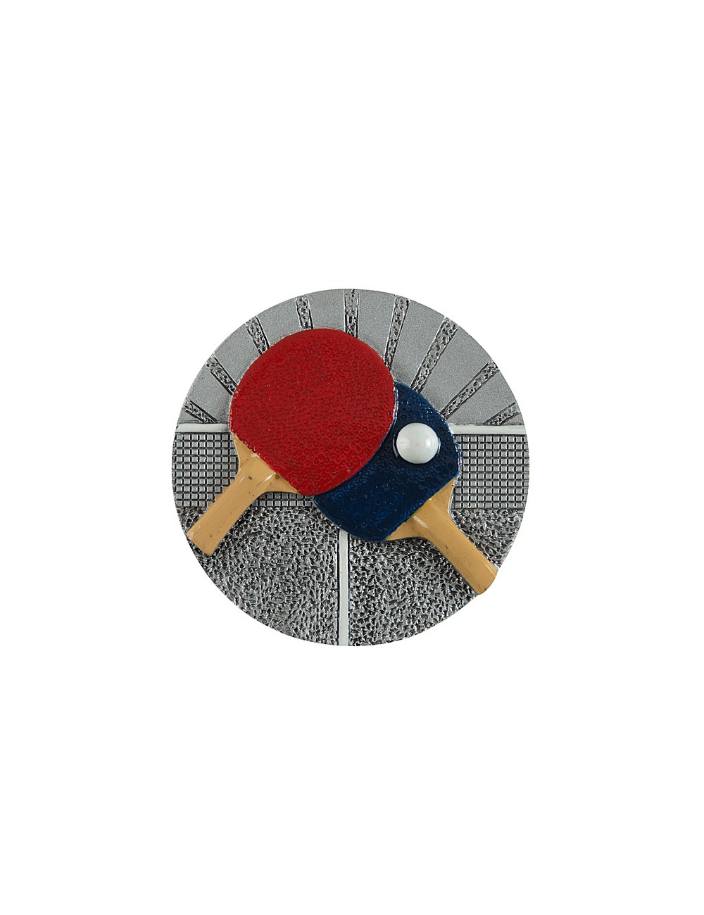 DX13 - Odlew-płaskorzeźba - tenis stołowy - średnica 70mm