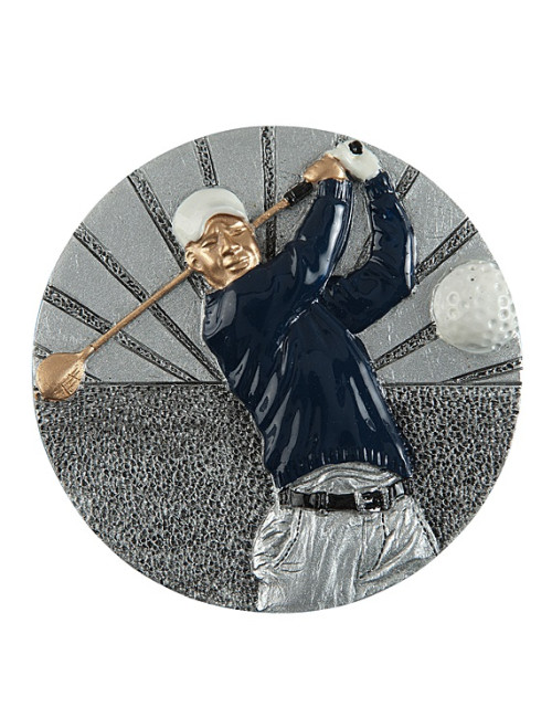 DX20 - Odlew-płaskorzeźba - golf - średnica 70mm