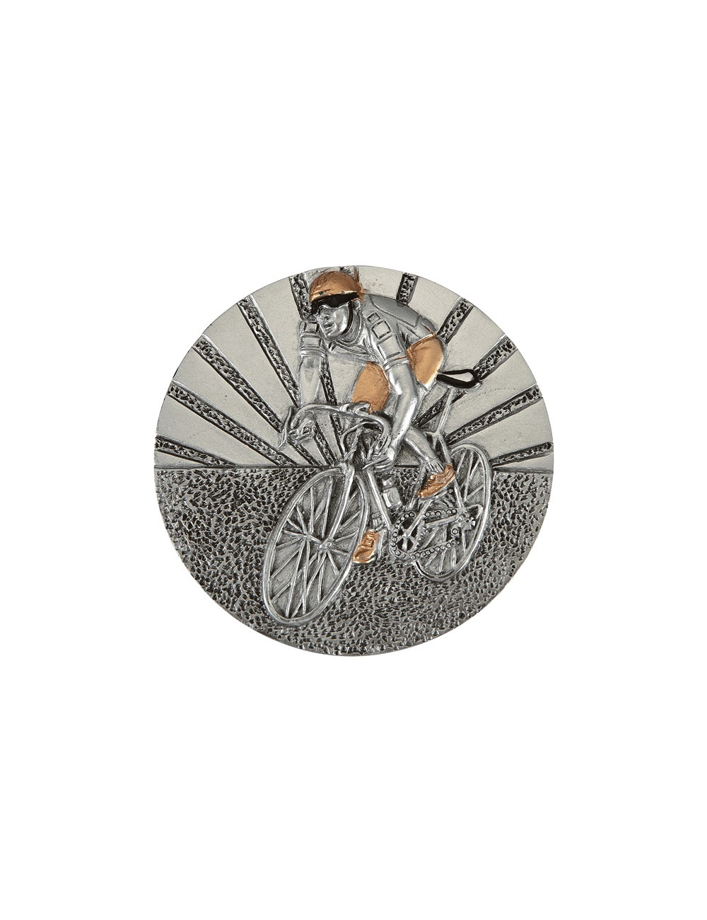 DX31 - Odlew-płaskorzeźba - kolarstwo - średnica 70mm