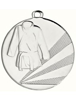 MDX016-S   Medal stalowy - SPORTY WALKI - kolor srebrny R-50mm
