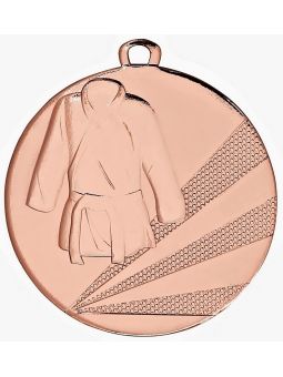 MDX016-S   Medal stalowy - SPORTY WALKI - kolor srebrny R-50mm