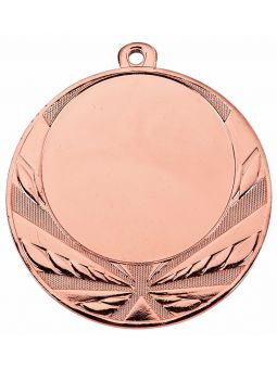 MDX114-G  Medal ogólny z miejscem na wklejkę 50 mm kolor złoty R-70 mm, IRON