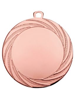 MDX116-B  Medal ogólny z miejscem na wklejkę 50 mm kolor brązowy R-70 mm, IRON