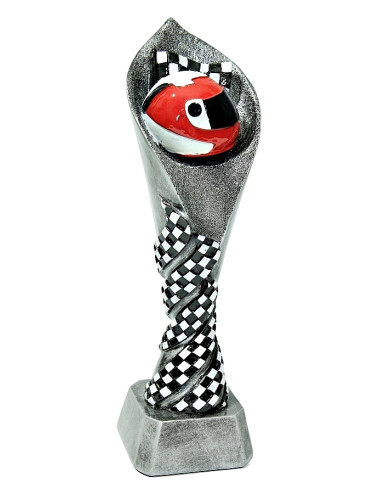FTX118  Statuetka odlewana seria X-TOP - sporty motorowe  W-60mm, H-200mm (tab.45/53x21 mm)