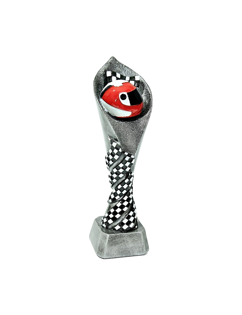 FTX118  Statuetka odlewana seria X-TOP - sporty motorowe  W-60mm, H-200mm (tab.45/53x21 mm)