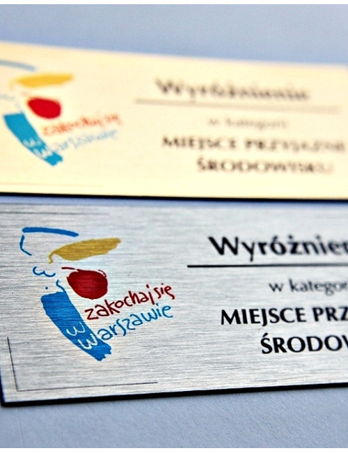 GRAW - Tabliczka ŚREDNIA kolor