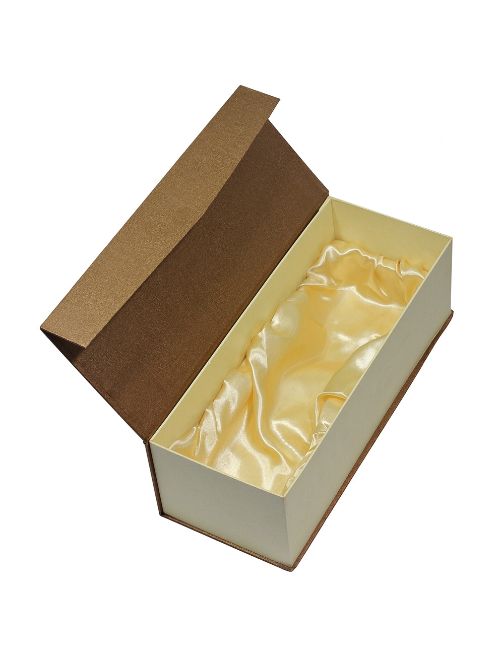 H404-GOLD   Etui do nagród GIFTBOX - kolor złoty/ecru - W-330x160mm,  H-80mm