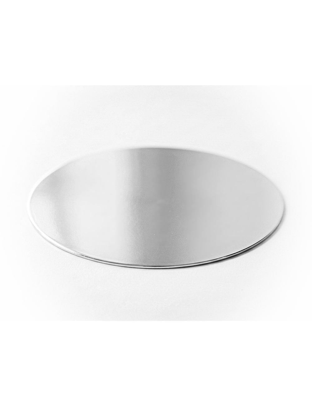 SCX-025-S - FOLIOPAK 50szt  Krążki do sublimacji, średnica 25mm, kolor srebrny błyszczący (MIRROR SILVER) • krążki do sublimacji