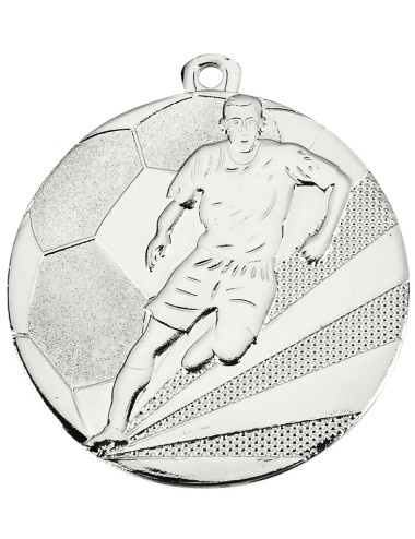 MDX012-G   Medal stalowy - PIŁKA NOŻNA - kolor złoty R-50mm