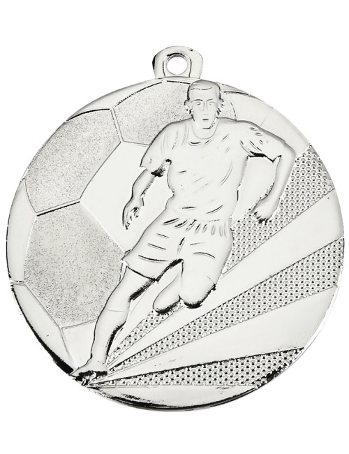 MDX012-G   Medal stalowy - PIŁKA NOŻNA - kolor złoty R-50mm