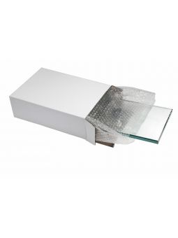 XME010 - Trofeum szklane fazowane do druku UV - nieklejone - wysokość H-190mm, W-115mm,grubość 6mm