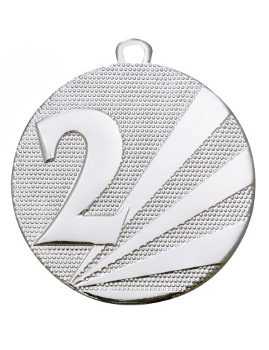 MDX013-S   Medal stalowy - II MIEJSCE - kolor srebrny R-50mm