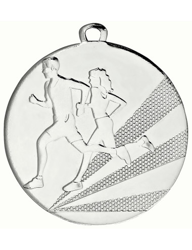MDX014-S   Medal stalowy - BIEGI - kolor srebrny R-50mm