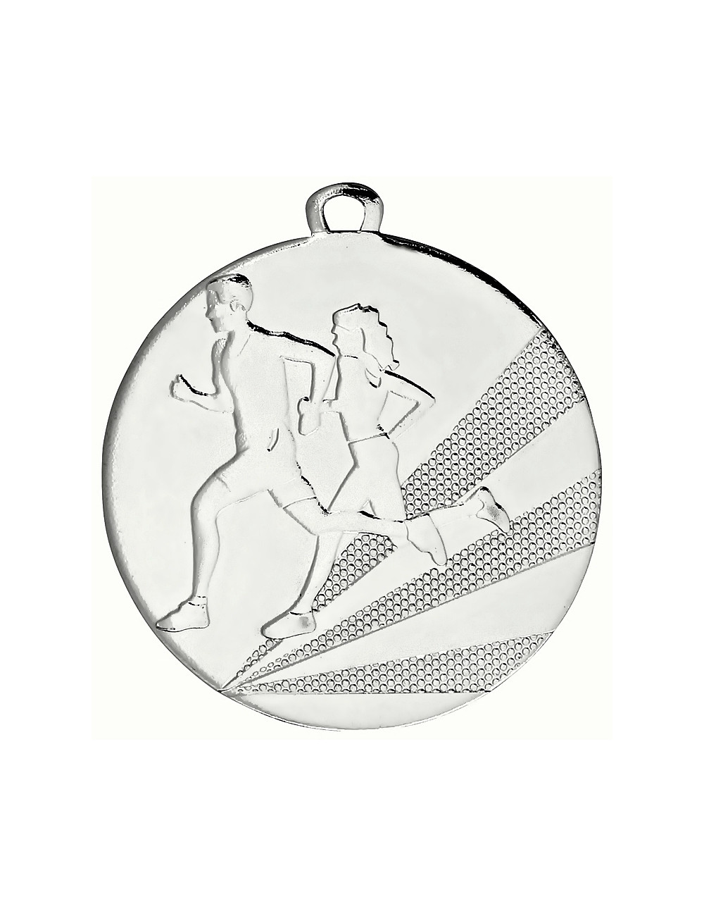 MDX014-S   Medal stalowy - BIEGI - kolor srebrny R-50mm