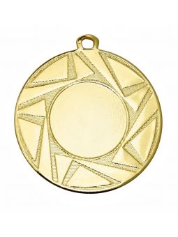 MDX112-G  Medal z miejscem na wklejkę kolor złoty R-50mm insert-25mm, IRON