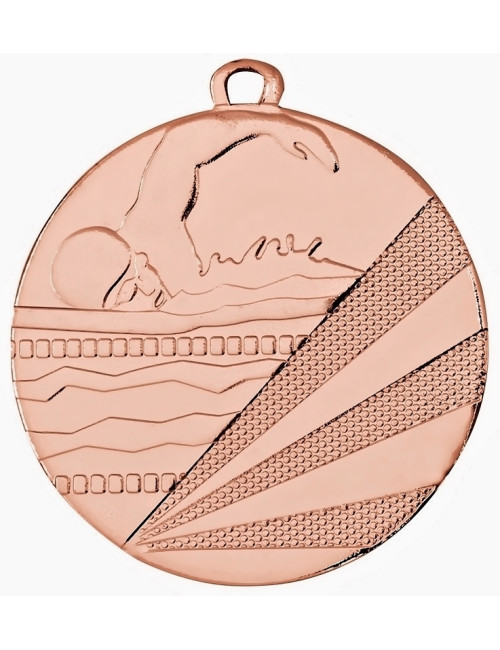 MDX015-S   Medal stalowy - PŁYWANIE - kolor srebrny R-50mm